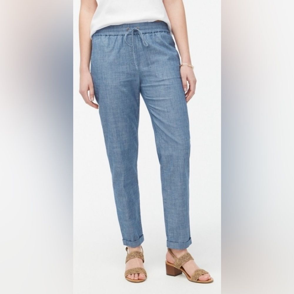 J. Crew Women’s 100% Cotton Size 4 Pant Chambray NWT